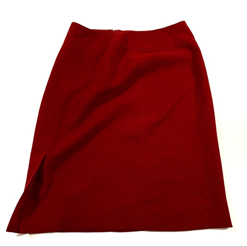 Kasper Dark Red Skirt SZ 8
